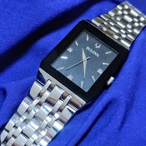 Bulova Quadra 98D145 Classic Luxury Tank Men's Watch